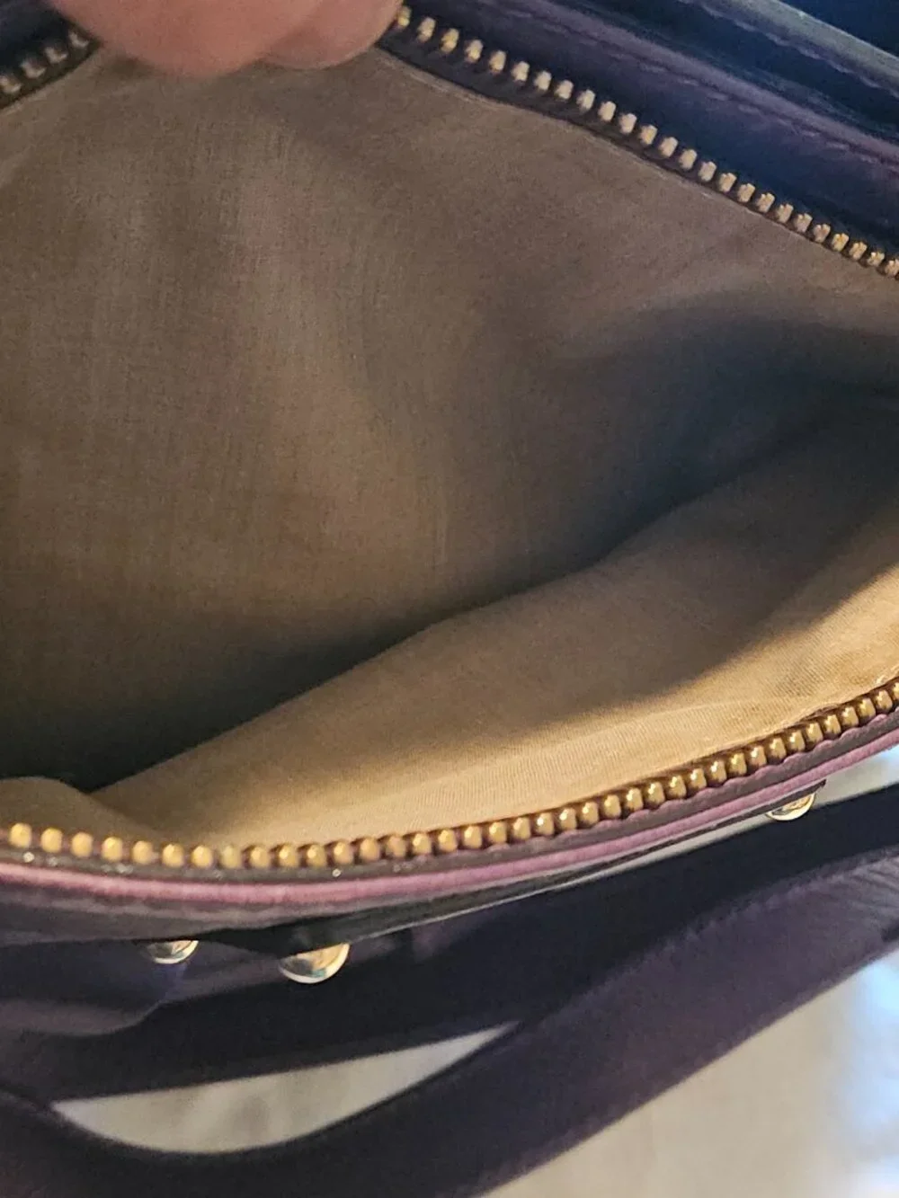 Marc Jacobs New York Leather Purple Hobo